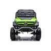 LEAN CARS Mercedes Unimog 12V Coche eléctrico para niños verde