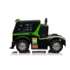 LEAN CARS Mercedes XMX622 Camión con batería, luces LED, función piloto, verde