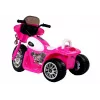 LEAN CARS Moto eléctrica infantil JT568 rosa para niños con luces LED