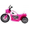 LEAN CARS Moto eléctrica infantil JT568 rosa para niños con luces LED