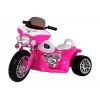 LEAN CARS Moto eléctrica infantil JT568 rosa para niños con luces LED