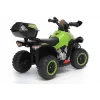 LEAN CARS Q Quad eléctrico GTS1188-A verde luces LED música caja de almacenamiento