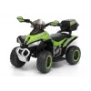 LEAN CARS Q Quad eléctrico GTS1188-A verde luces LED música caja de almacenamiento