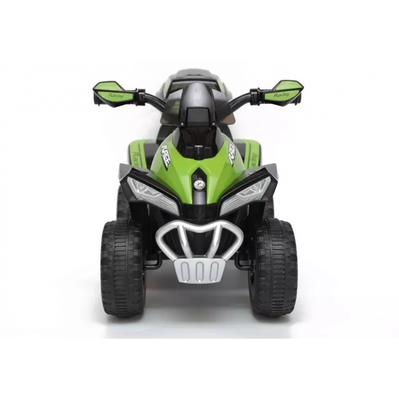 LEAN CARS Q Quad eléctrico GTS1188-A verde luces LED música caja de almacenamiento