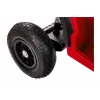 LEAN CARS Quad BDM0906 vehículo eléctrico infantil con neumáticos de aire, luces LED, MP3 - rojo