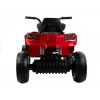LEAN CARS Quad BDM0906 vehículo eléctrico infantil con neumáticos de aire, luces LED, MP3 - rojo