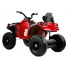 LEAN CARS Quad BDM0906 vehículo eléctrico infantil con neumáticos de aire, luces LED, MP3 - rojo