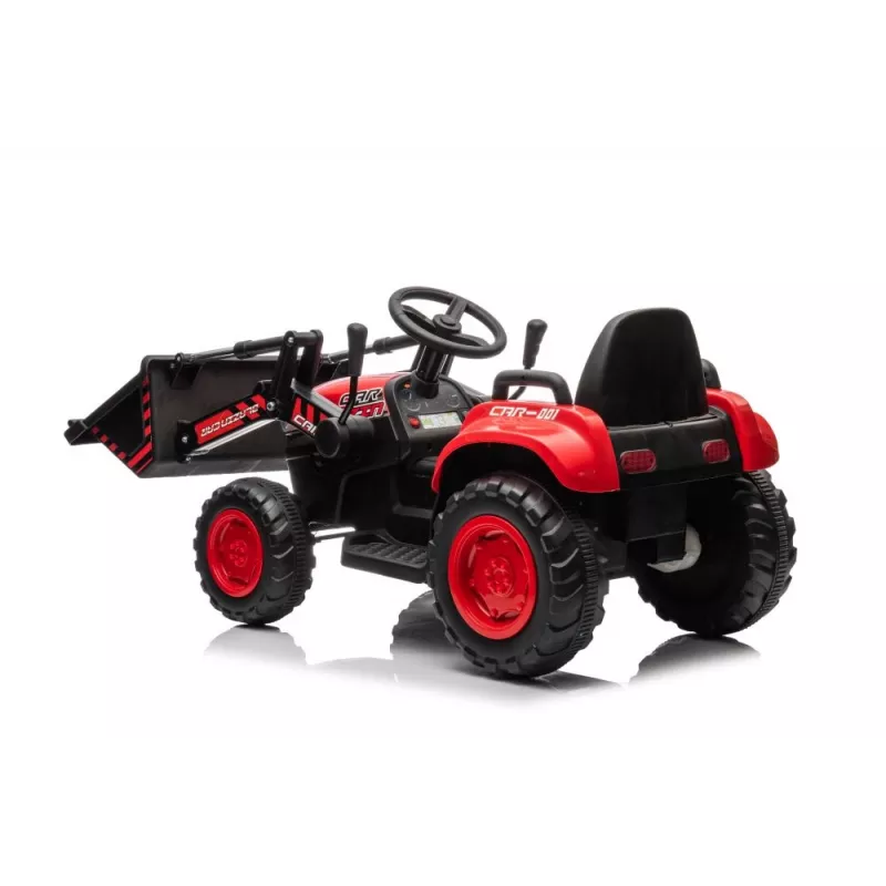 LEAN CARS Tractor recargable con pala BW-X002A rojo
