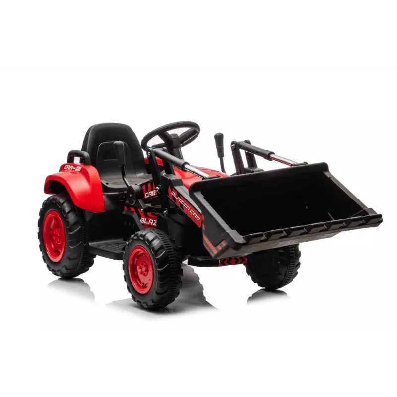 LEAN CARS Tractor recargable con pala BW-X002A rojo