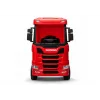 LEAN CARS Scania 500R HL698 coche eléctrico infantil 12V 4x4 rojo pintado con mando a distancia