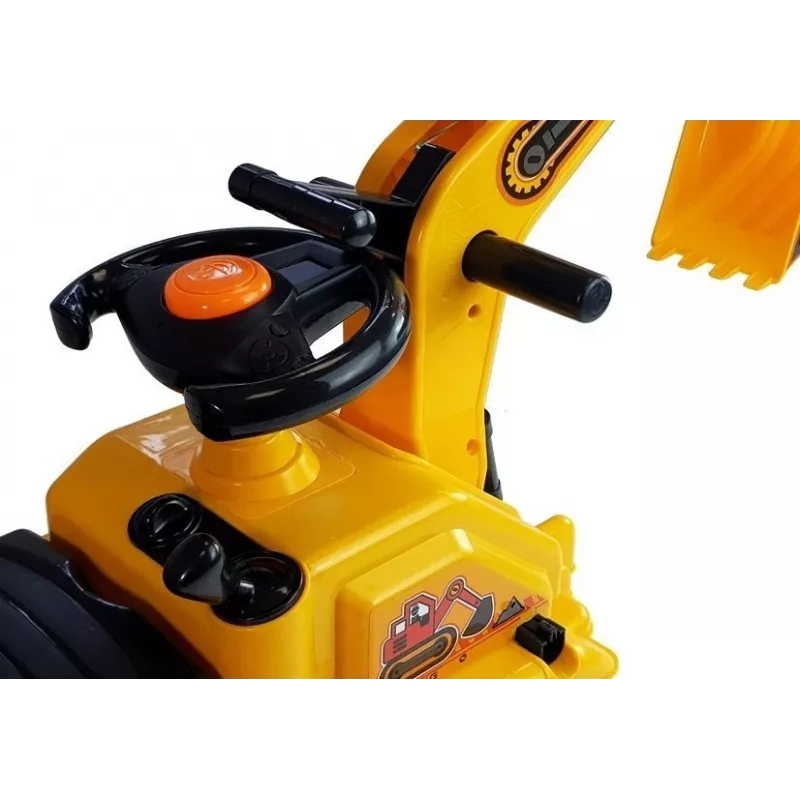 LEAN CARS Excavadora infantil con brazo móvil y orinal 4814