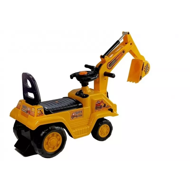 LEAN CARS Excavadora infantil con brazo móvil y orinal 4814