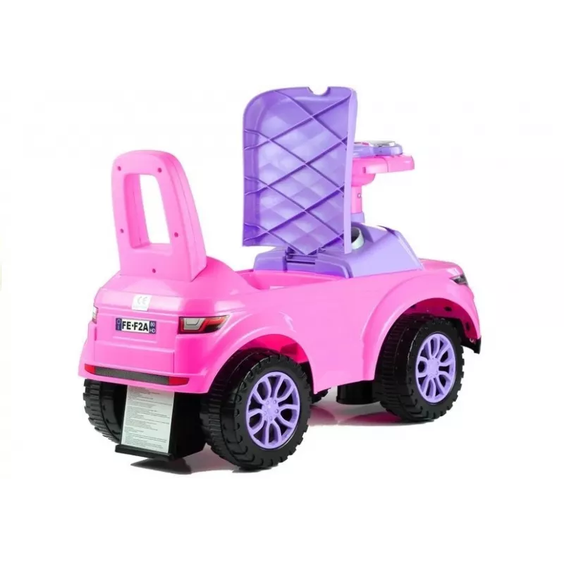 LEAN CARS Andador infantil 613W rosa con sonido y luz