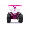 LEAN CARS TR1805 Quad eléctrico para montar blanco-rosa