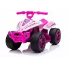 LEAN CARS TR1805 Quad eléctrico para montar blanco-rosa