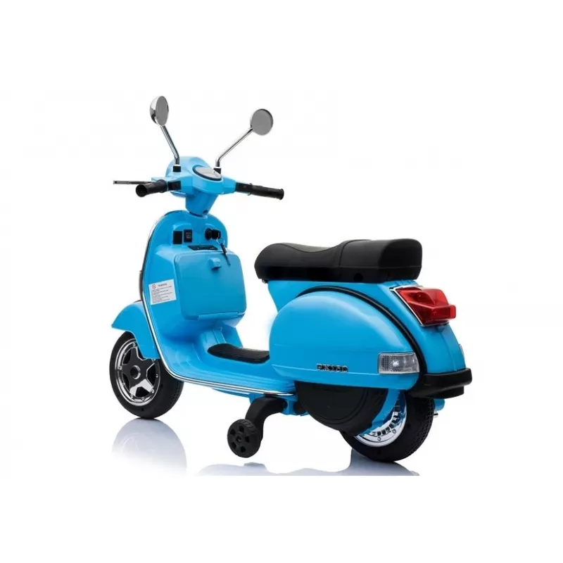 LEAN CARS Vespa Scooter Moto eléctrica para niños - Azul