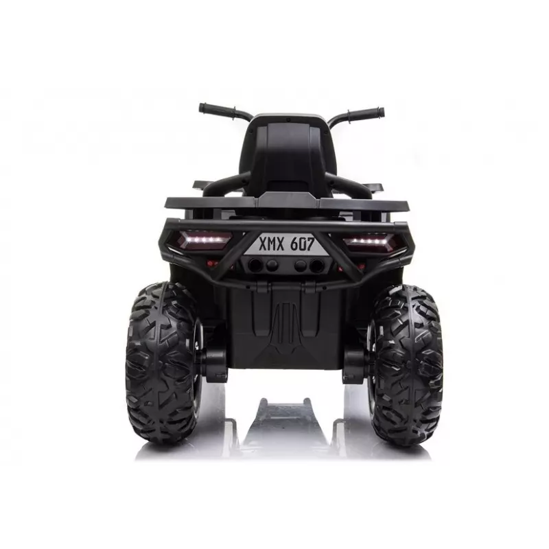 LEAN CARS XMX607 Quad eléctrico para niños con luces LED y MP3 - negro