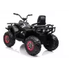 LEAN CARS XMX607 Quad eléctrico para niños con luces LED y MP3 - negro