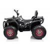 LEAN CARS XMX607 Quad eléctrico para niños con luces LED y MP3 - negro