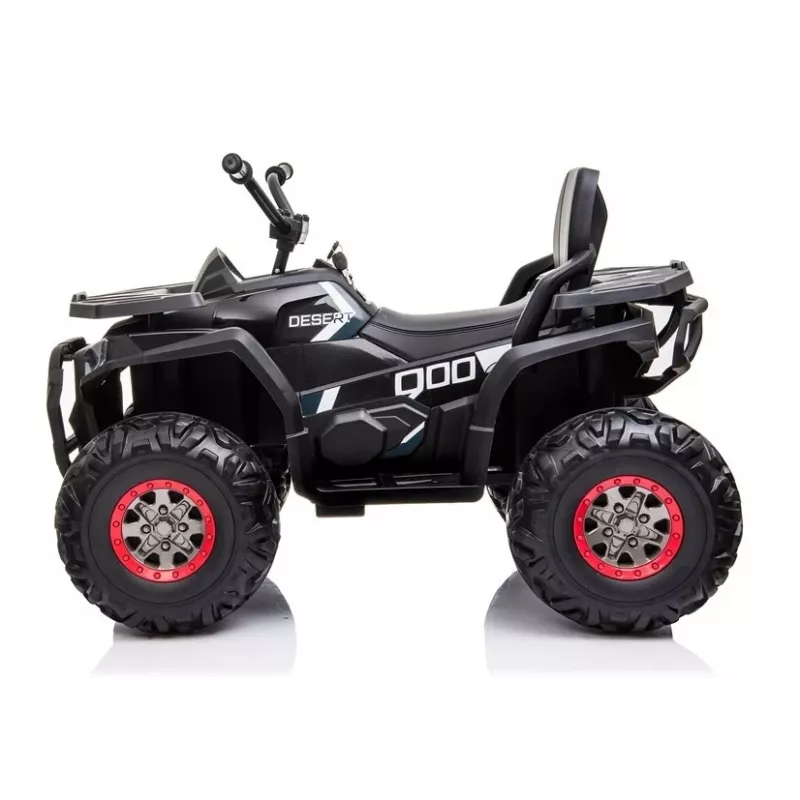 LEAN CARS XMX607 Quad eléctrico para niños con luces LED y MP3 - negro