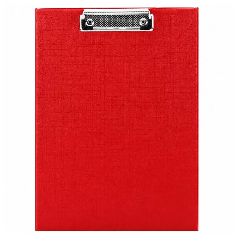 LEAN Portapapeles con pinza metálica para escribir A4 rojo