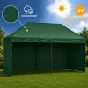 LEAN Express carpa de jardín catering pabellón comercial verde 3x6 M
