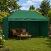 LEAN Express carpa de jardín catering pabellón comercial verde 3x6 M