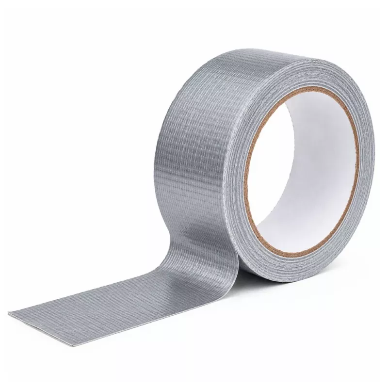 LEAN Gray Cinta de reparación reforzada fuerte plateada 48mm x 15m