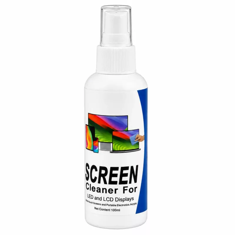 LEAN Limpiador de pantallas LCD LED TFT de ordenador y teléfono 100 ml con paño de microfibra