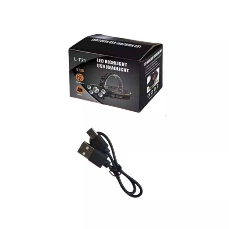 LEAN Linterna frontal LED 5 diodos sensor de movimiento 4 modos de luz 1000 lúmenes 200 m de alcance
