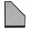 LEAN Soporte organizador de oficina metálico para documentos y carpetas, vertical, negro, A4
