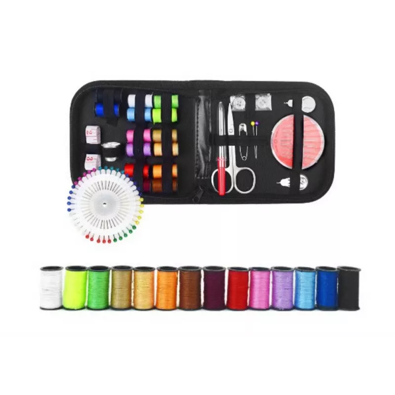 LEAN Mini Set de Costura con Estuche Caja de Herramientas 29 piezas