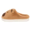 LEAN Zapatillas de capibara de peluche con orejas Cálidas y suaves Beige Talla 32-33