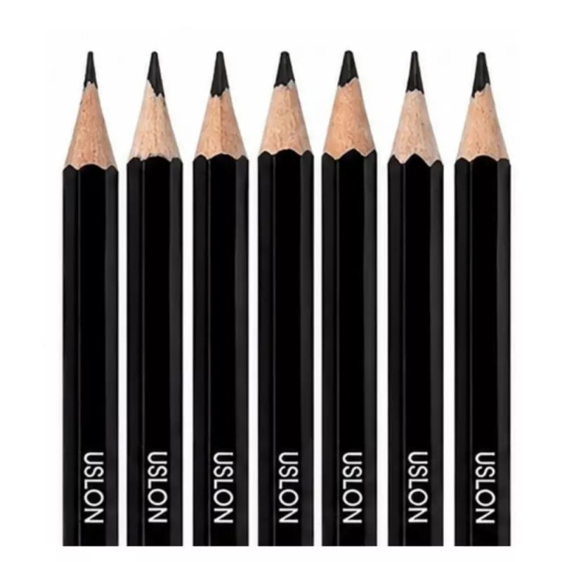 LEAN Set profesional de lápices de dibujo en caja metálica 12 uds.