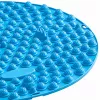 Esterilla de masaje de pies con acupresión redonda LEAN con nódulos, azul, 33 cm