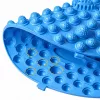 Esterilla de masaje de pies con acupresión redonda LEAN con nódulos, azul, 33 cm