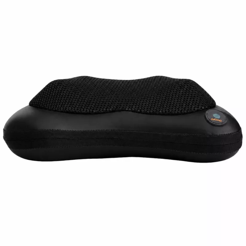 LEAN Cojín de masaje Shiatsu para espalda y cuello con calefacción Negro