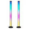 LEAN Lámparas de suelo inteligentes Luces LED RGB de colores Mando a distancia App 125cm 2 uds.