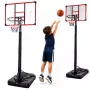 Canasta de baloncesto LEAN SPORT soporte móvil ajustable 200-305cm