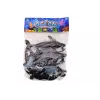 LEAN TOYS 17521 Set de 6 figuras de animales marinos - Orca, Tiburón, Ballena, Delfín, Tortuga y Manta - Multicolor
