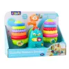 LEAN TOYS 23009 Balanza de aprendizaje interactiva mono para niños pequeños - 20 bloques, sonidos y melodías
