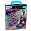 LEAN TOYS 3-in-1 Mini Arcade Game – Maletín portátil de baloncesto de mesa, pinball y bolos (multicolor)