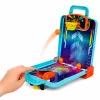 LEAN TOYS 3-in-1 Mini Arcade Game – Maletín portátil de baloncesto de mesa, pinball y bolos (multicolor)