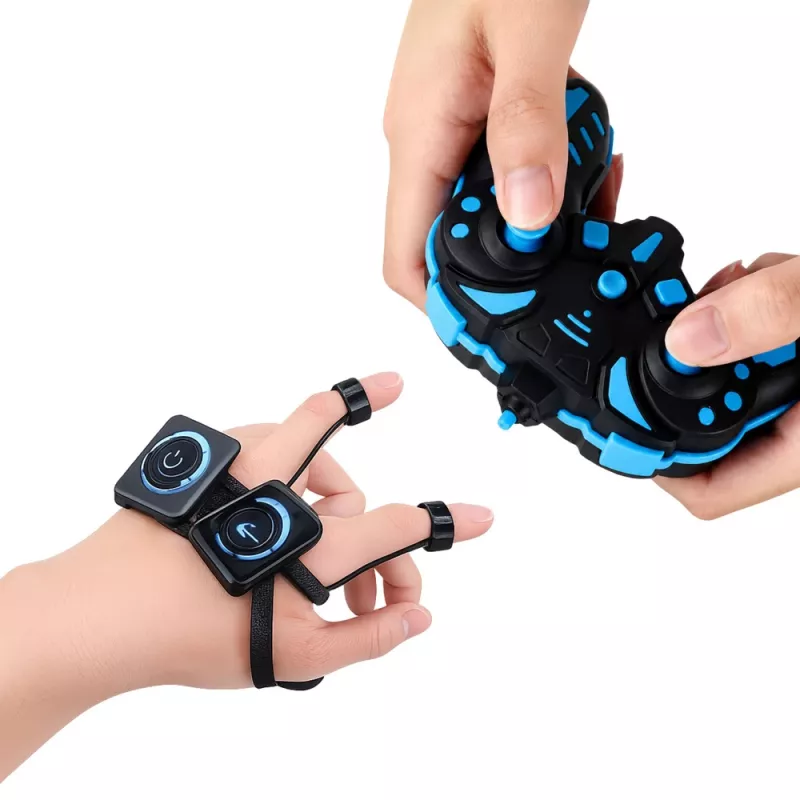 LEAN TOYS coche RC stunt con control por gestos 360° rojo