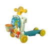 LEAN TOYS 4 en 1 cochecito-mesa de actividades-andador-triciclo para bebés azul