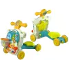 LEAN TOYS 4 en 1 cochecito-mesa de actividades-andador-triciclo para bebés azul