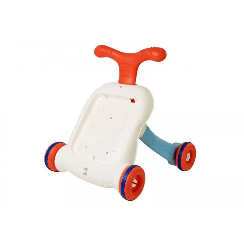 LEAN TOYS 7589 Andador interactivo con panel de mesa, andador 2 en 1 para bebé con luces, sonidos y panel de aprendizaje