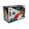 LEAN TOYS 7740 dinosaurio T-Rex interactivo a pilas con puesta de huevos, efecto de niebla, efectos de sonido y luz - verde