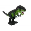 LEAN TOYS 7740 dinosaurio T-Rex interactivo a pilas con puesta de huevos, efecto de niebla, efectos de sonido y luz - verde