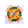 LEAN TOYS Active Family Juego de habilidad Pizza Mat Randomizer